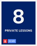 Private lessons with our team (8 lessons)